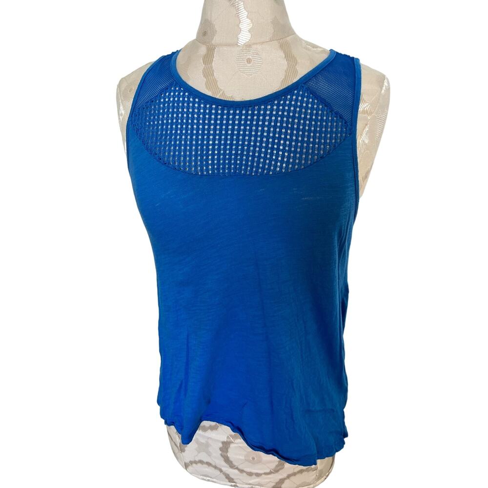 Women’s Lucky Lotus Blue Tank Top Small